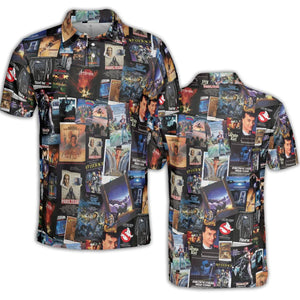 1980s Movie AOP Men/Women Polo Shirt