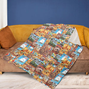 Big Thunder Mountain Frontierland Fleece Blanket