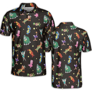 Willy's Vintage Charracters AOP Men/Women Polo Shirt