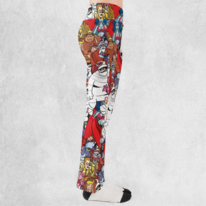 Ghostbusters Animated Series Characters Flare Leggings