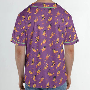 Electric Halloween Cute Pikachu Pattern Unisex Baseball Jersey