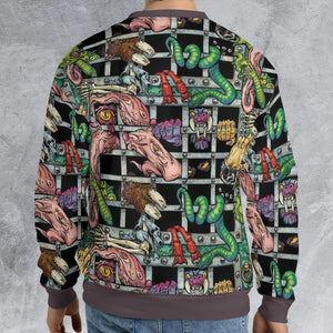 Castle Grayskull Dungeon He-man And The Masters Of The Universe All-over Print Sweatshirt