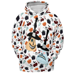 All-over Print Hoodie - KUTJMNJV - - 2