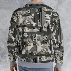 Monty Picasso Style Art All-over Print Sweatshirt