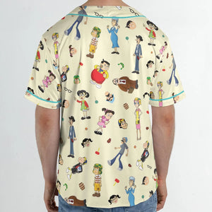 El Chavo Cartoon Characters Unisex Baseball Jersey