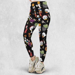 Huey, Dewey and Louie Duck Halloween Legging