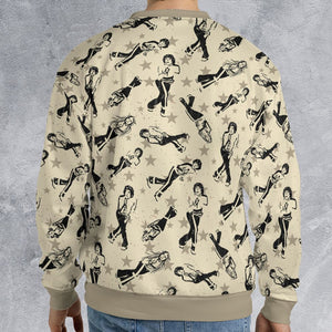 All-over Print Sweatshirt - L6K5TC59 - - 2