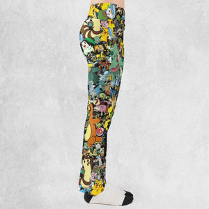 Gotta Catch 'em all Pokemon Flare Leggings