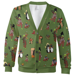 The Muppet Christmas Carol Characters Cardigan