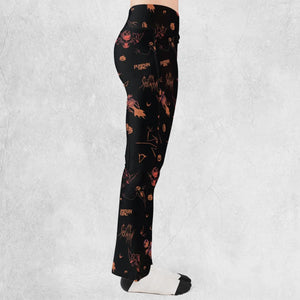 Pumpkin King Jack Skellington Flare Leggings