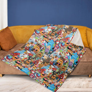 The Great Muppet Jubilee The Muppet Fleece Blanket