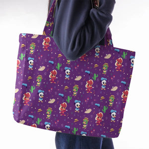Three amigos Donald Ducktales Large Tote Bag