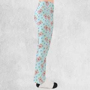 Golden Girls Patterned Flare Leggings