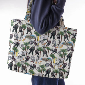 Hockey Mighty Ducks Players Large Tote Bag