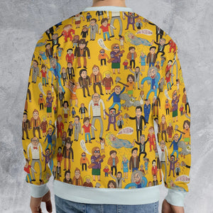 Lynch Vibes Twin Peaks All-over Print Sweatshirt