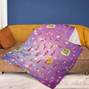 Red Hot Jessica Rabbit Who Framed Roger Rabbit Fleece Blanket