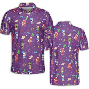 Three amigos Donald Ducktales AOP Men/Women Polo Shirt