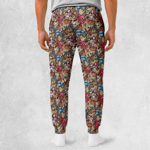 Mythical Creatures Stained Glass Sweatpants