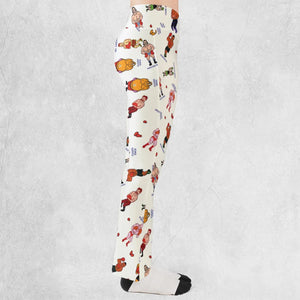 Retro Game Punch Out Flare Leggings