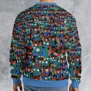 Brak and Zorak Space Ghost Coast to Coast All-over Print Sweatshirt