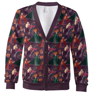 Sanderson Sisters Pattern Cardigan