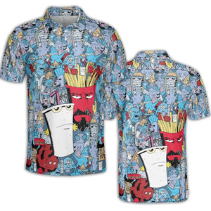 Aqua Teen Hunger Force AOP Men/Women Polo Shirt