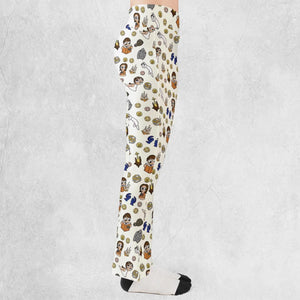 Doodle Luck Dragon Falkor The Neverending Story Flare Leggings