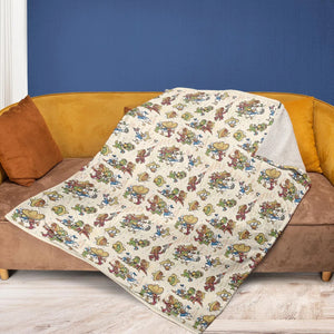 Quacktastic DuckTales Fleece Blanket