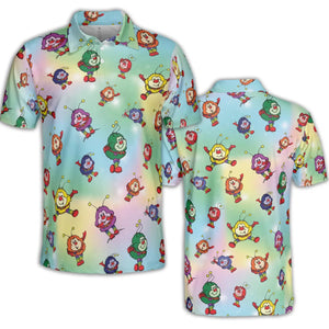 Rainbow Brite Sprites AOP Men/Women Polo Shirt