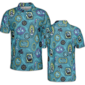 Haunted Mansion Pattern AOP Men/Women Polo Shirt