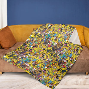 WWF Simpsons Fleece Blanket