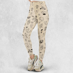 Pee-Wee's Playhouse Characters Legging
