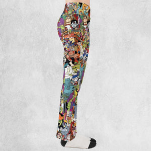 Retro Gamer Crash Bandicoot Flare Leggings