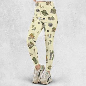 Frog and Toad Pattern Legging