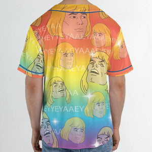 HEYYEYAA He-Man MOTU Unisex Baseball Jersey