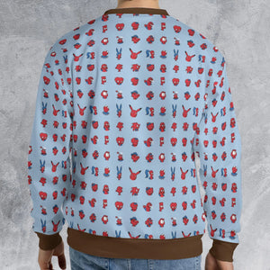 Funny Spider-Man Characters Pattern All-over Print Sweatshirt