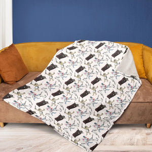 The Killer Rabbit Monty Python Fleece Blanket