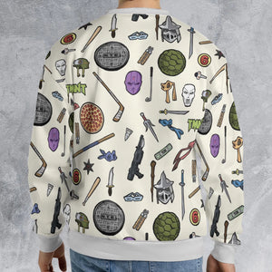 Hero In A Half Shell TMNT All-over Print Sweatshirt