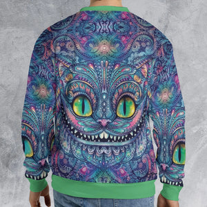 Cheshire Cat Alice In Wonderland All-over Print Sweatshirt