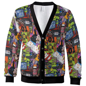 The 1980's. The Decade Of Greed Cardigan