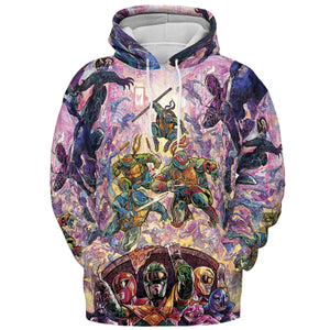 Shell Yeah Teenage Mutant Ninja Turtles All-over Print Hoodie