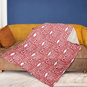 Gundam Runner Fleece Blanket