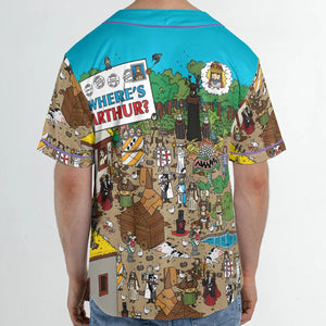 Where's Arthur Monty Python and the Holy Grail Unisex Baseball Jersey
