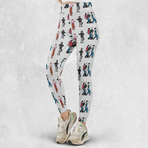 The Breakfast Club Characters Pattern Legging