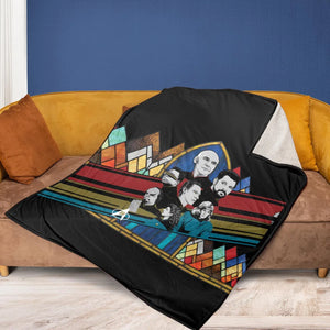 The Next Generation Star Trek Fleece Blanket