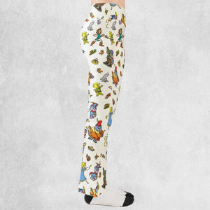 Gummi Bears Characters Flare Leggings
