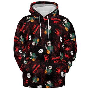 Mamas Boy Friday the 13th All-over Print Hoodie