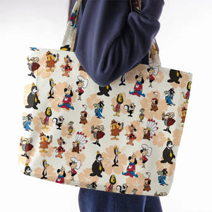 Nostalgia Underdog Characters Large Tote Bag