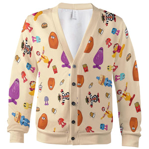 Mcdonalds Vintage Characters Toys Cardigan