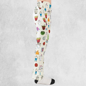 Aqua Teen Style Flare Leggings